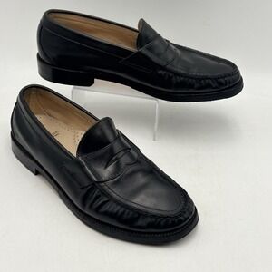 SAS Penny Loafers Men's 9.5W Black Leather Slip On Comfort Dress Shoes